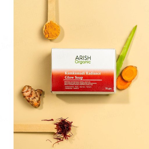 Buy Arish Organic Kumkumadi Radiance Glow Soap Online at Best Price