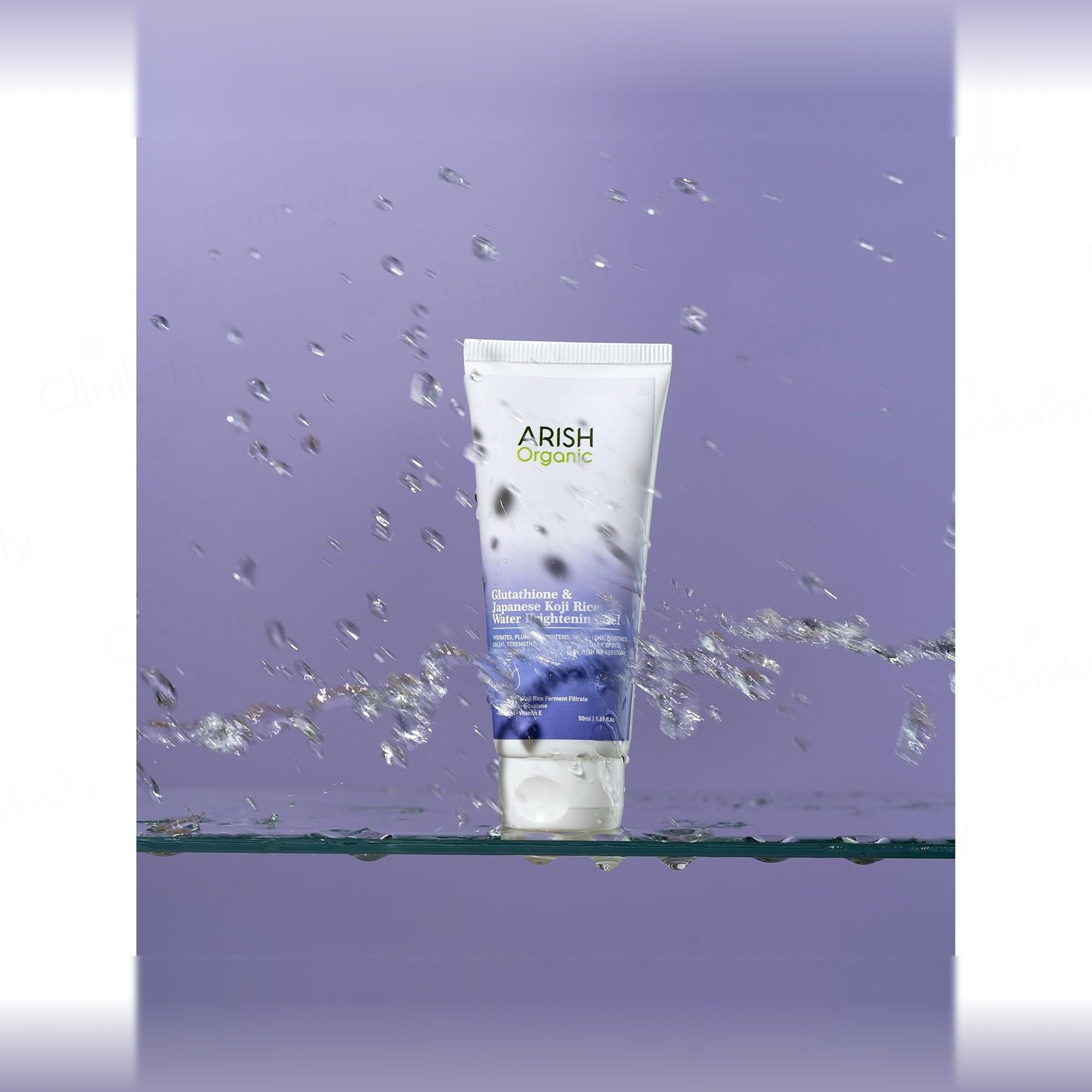 Buy Arish Organic Glutathione & Japanese Koji Rice Water Brightening Gel Online at Best Price