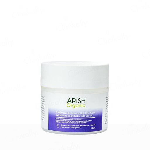 organic glutathione Buy Arish & Japanese Koji Rice Water Brightening Body Butter With SPF 30 Online at Best Price L-Glutathione 1000 mg