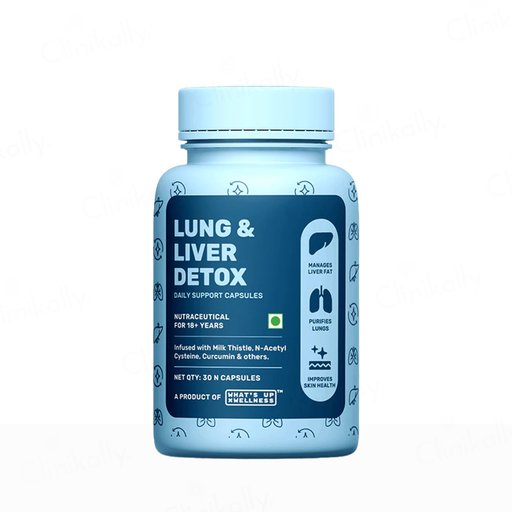 What's Up Wellness Lung & Liver Detox Nutraceutical Capsule