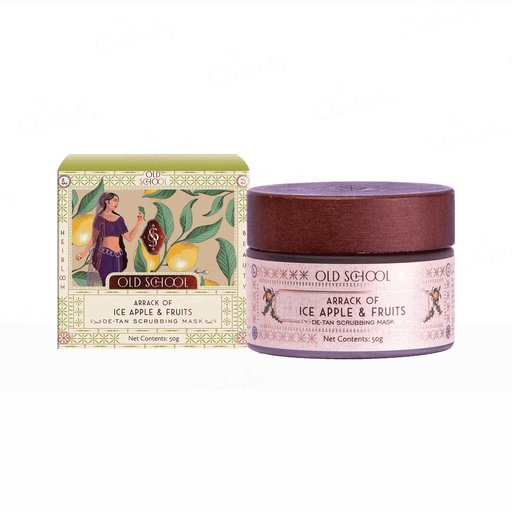 Old School Arrack Of Ice Apple & Fruits De-Tan Scrubbing Mask