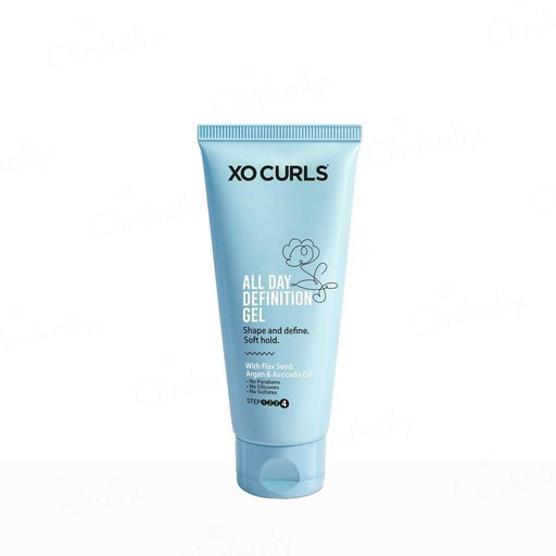 Xo Curls All Day Definition Hair Gel With Flax Seed, Argan & Avocado Oil