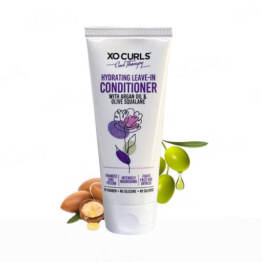 Xo Curls Hydrating Leave-In Conditioner With Brahmi, Olive Squalane & Argan Oil