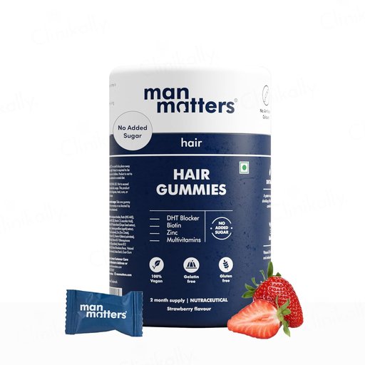 Man Matters Hair Gummies - Strawberry Flavour