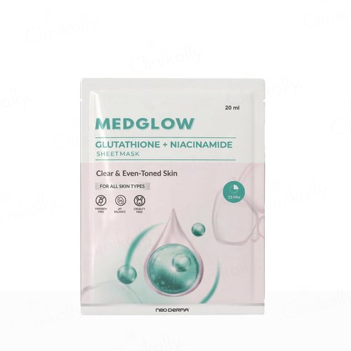 Medglow Glutathione + Niacinamide Face Sheet Mask