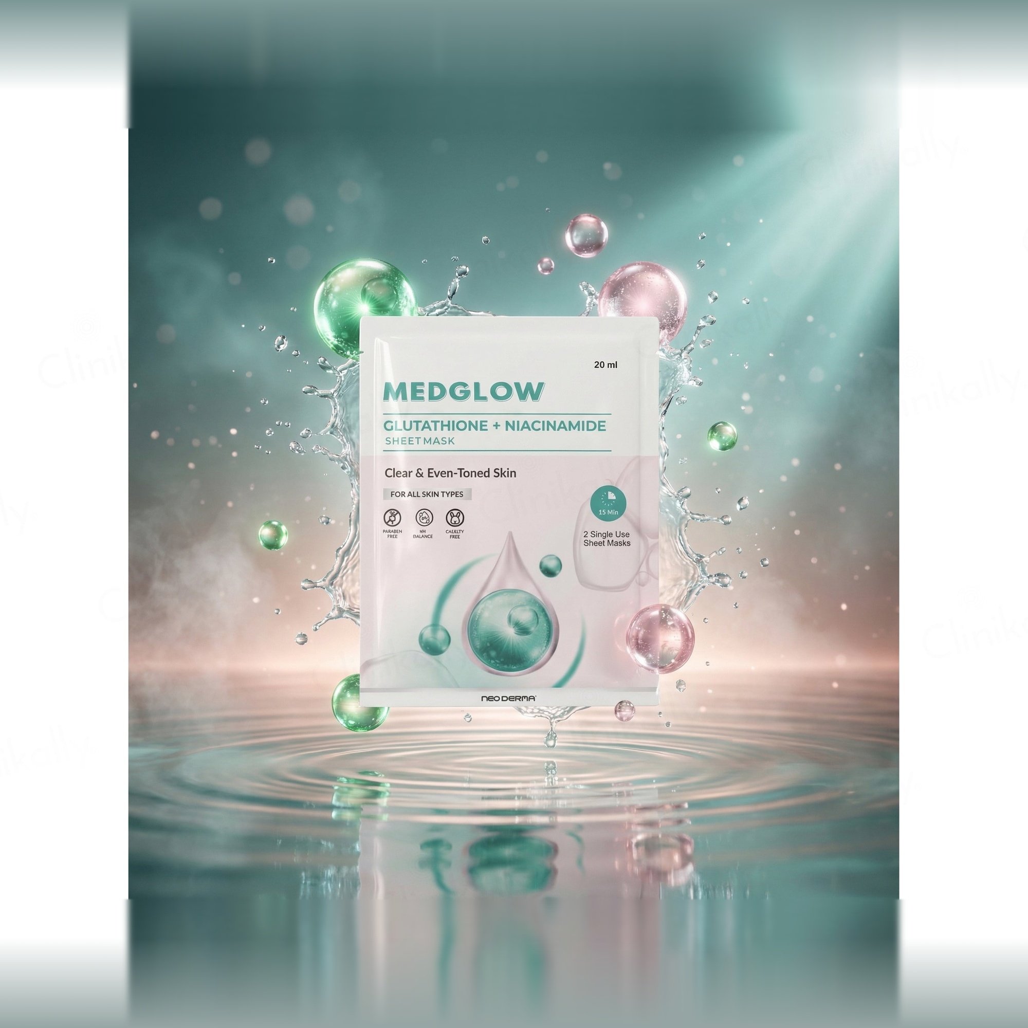 neo glutathione Buy Medglow + Niacinamide Face Sheet Mask Online at Best Price Glutathione precursor expands US