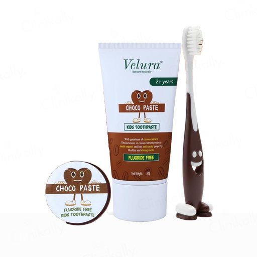 Velura Choco Paste Kids Toothpaste Kit