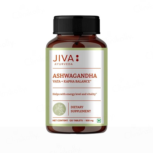 Jiva Ayurveda Ashwagandha Naturally Revitalises Tablet