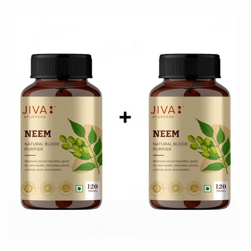 Jiva Ayurveda Neem Natural Blood Purifier Tablet