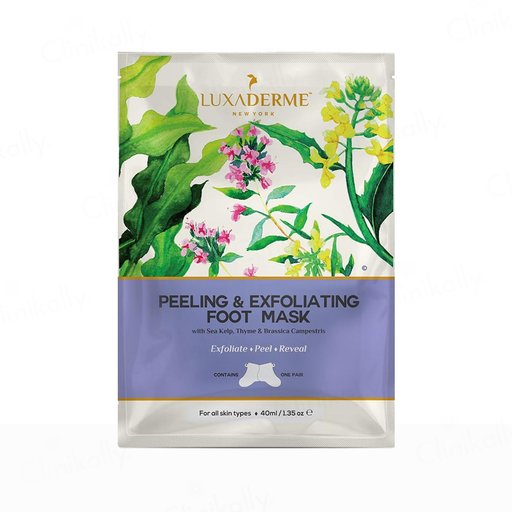 LuxaDerme Peeling & Exfoliating Foot Mask