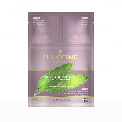 LuxaDerme Purify & Protect 3 Step Tune-Up Kit