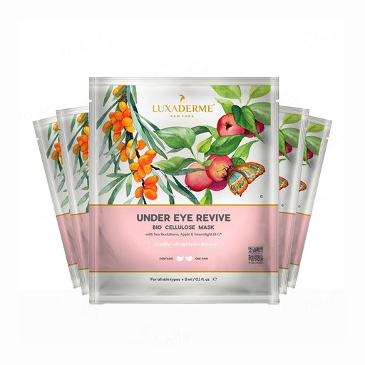 LuxaDerme Under Eye Revive Bio Cellulose Sheet Mask