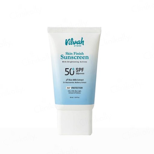 Vilvah Store Skin Finish Brightening Sunscreen SPF 50+ PA++++