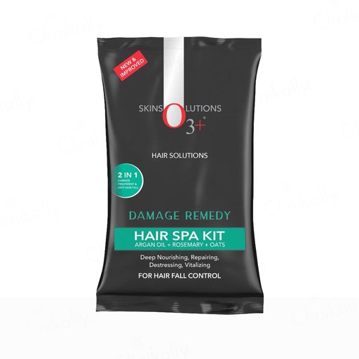 O3+ Hair Spa Kit Infused With Argan Oil, Rosemary & Oats For Hair Fall Control