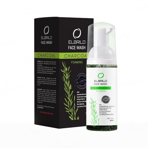 Elbrilo Activated Charcoal Oil Control Foaming Face Wash
