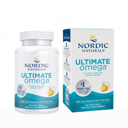Nordic Naturals Ultimate Omega Fish Oil Supplement Softgel