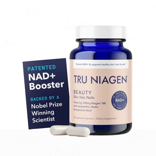 TRU Niagen Beauty Dietary Supplement Veg Capsule For Skin, Hair, Nails