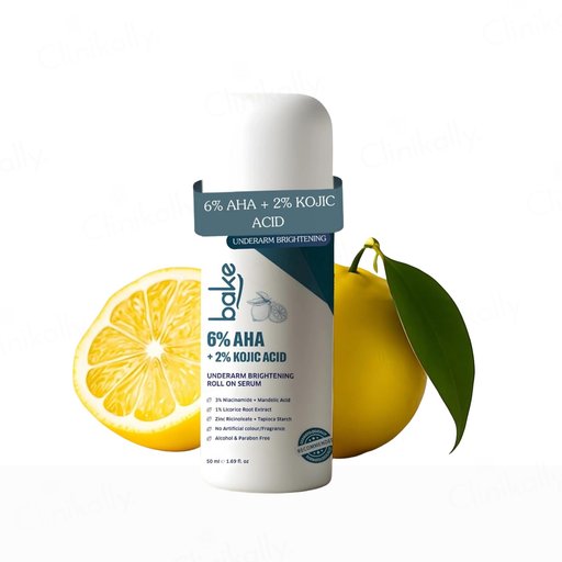 BAKE 6% AHA + 2% Kojic Acid Underarm Brightening Roll On Serum