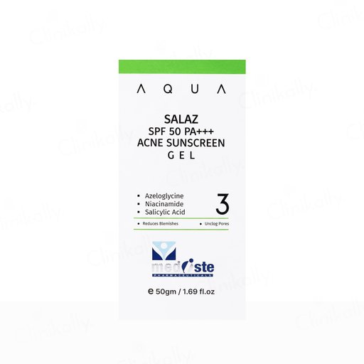 Aqua Salaz Acne Sunscreen Gel SPF 50 PA+++