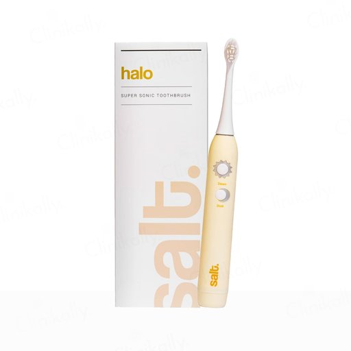 Salt. Halo Super Sonic Electric Toothbrush - Butter Yellow