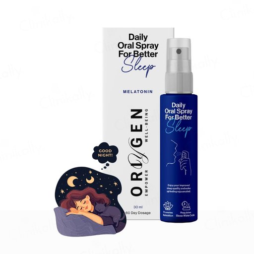 Oriygen Melatonin Daily Oral Spray - Cranberry Flavour