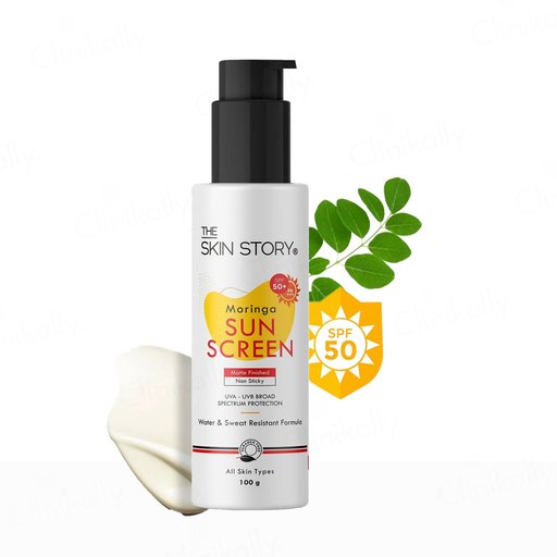 The Skin Story Moringa Non Sticky Matte Finished Face Sunscreen SPF 50+ PA+++
