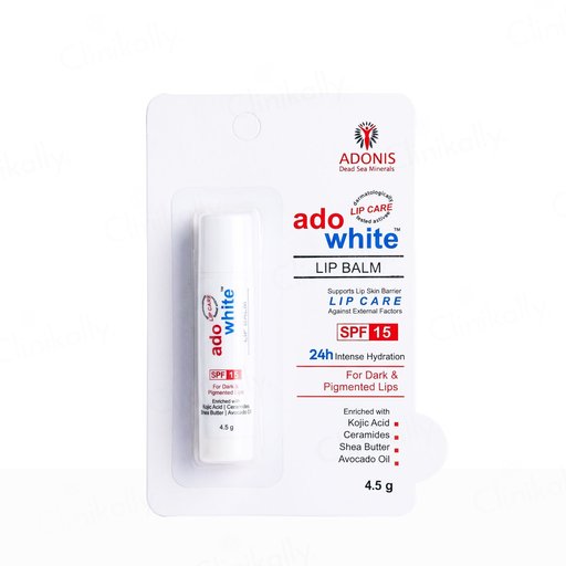 Adonis Ado White Lip Balm SPF 15 For Dark & Pigmented Lips