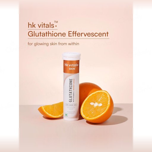 Buy HK Vitals Glutathione With Vitamin C Effervescent Tablet - Orange Flavour Online at Best Price