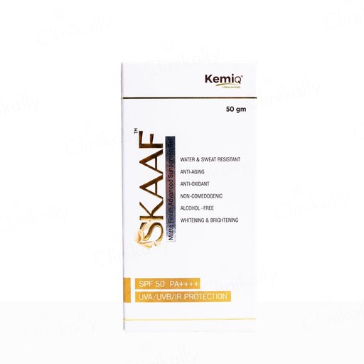 Kemiq Skaaf Matte Finish Advanced Sunscreen Gel SPF 50 PA++++