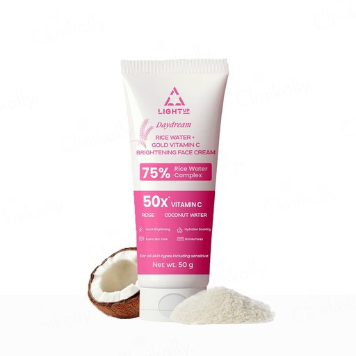 Light Up Daydream 75% Rice Water Complex + Gold Vitamin C Brightening Face Cream