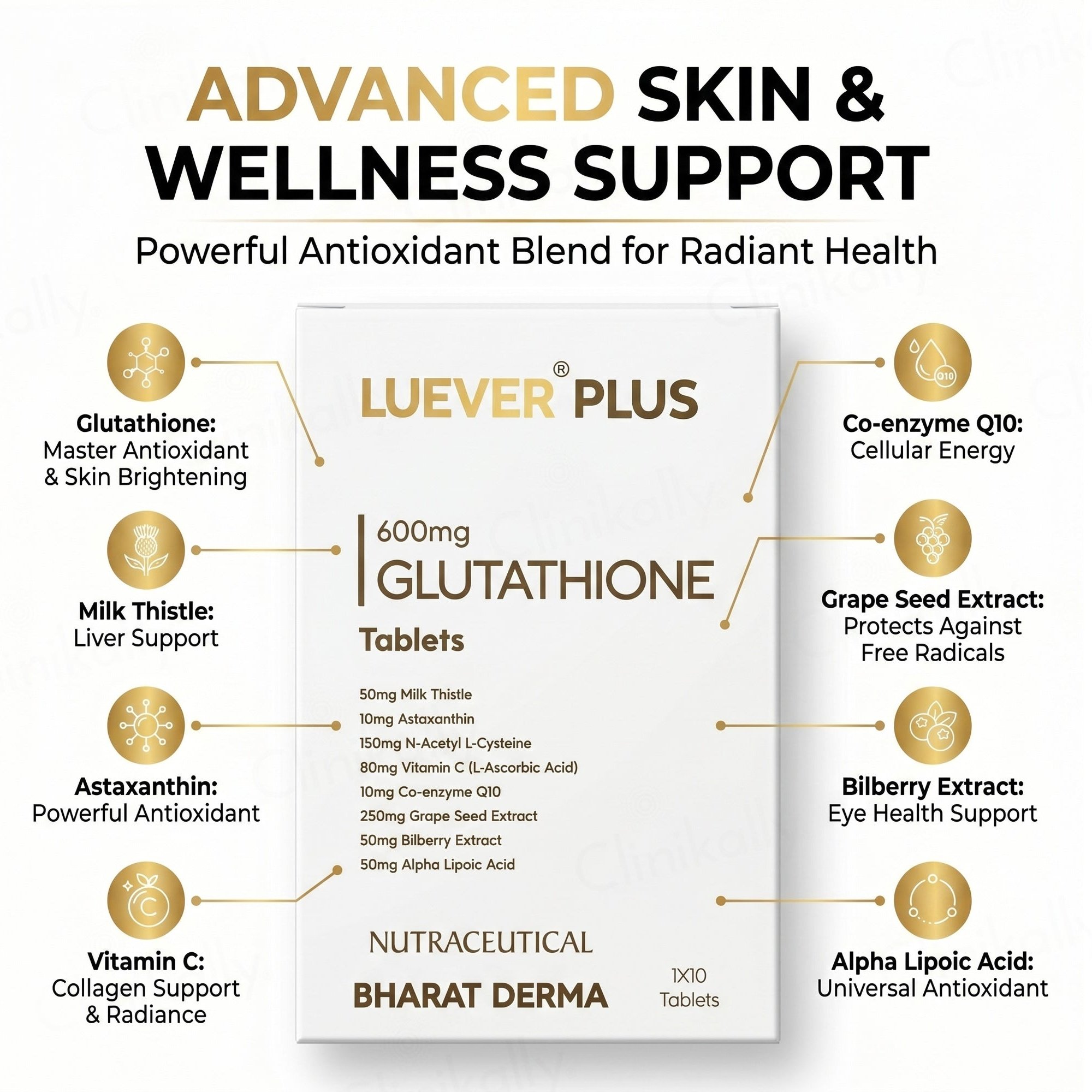 glutathione tablets skin whitening price Buy Luever Plus 600mg Nutraceutical Tablet Online at Best How to Support Gut
