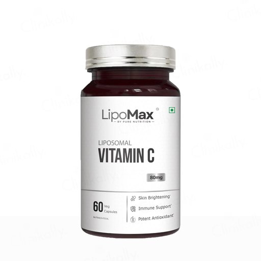Lipomax Liposomal Vitamin C 80mg Nutraceutical Veg Capsule