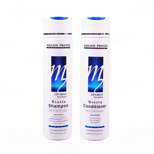 Amazon Protein Advance Formula Biotin Shampoo + Conditioner Combo