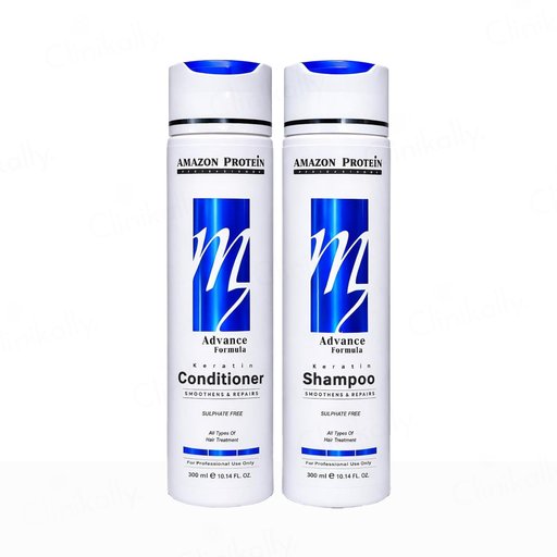 Amazon Protein Advance Formula Keratin Shampoo + Conditioner Combo