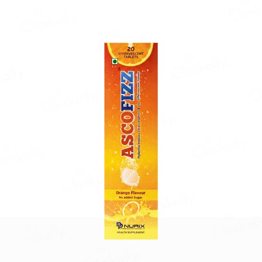 Ascofizz Effervescent Tablet - Orange Flavour