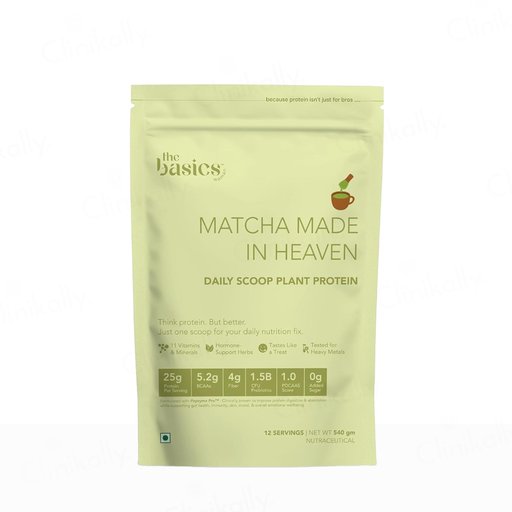 The Basics Woman Matcha Made In Heaven Daily Scoop Plant Protein Powder