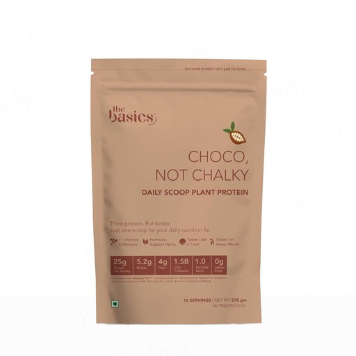 The Basics Woman Choco, Not Chalky Daily Scoop Plant Protein Powder