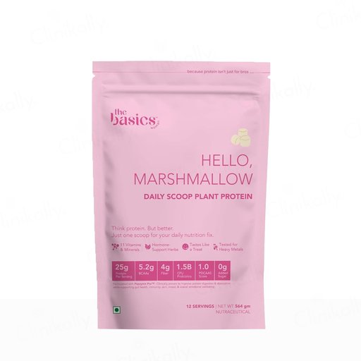 The Basics Woman Hello, Marshmallow Daily Scoop Plant Protein Powder