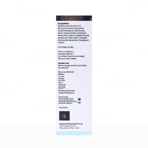 glutathione juice ingredients Buy UP Glow GTH Skin Brightening Facewash Online at Best Price Rawbids