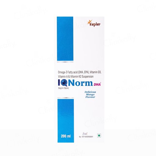 IQ Norm DHA Oral Suspension - Delicious Mango Flavour