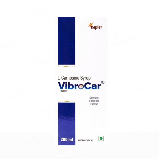 Vibrocar L-Carnosine Syrup - Delicious Chocolate Flavour
