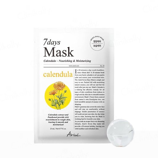 Ariul 7days Mask Calendula Nourishing & Moisturizing P