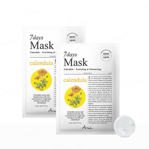 Ariul 7days Mask Calendula Nourishing & Moisturizing P