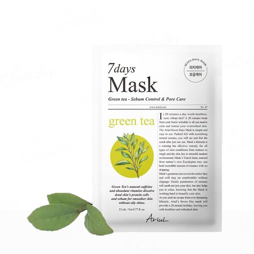 Ariul 7days Mask Green Tea Sebum Control & Pore Care S