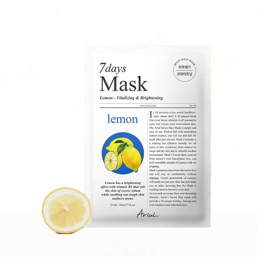 Ariul 7days Mask Lemon Vitalizing & Brightening C
