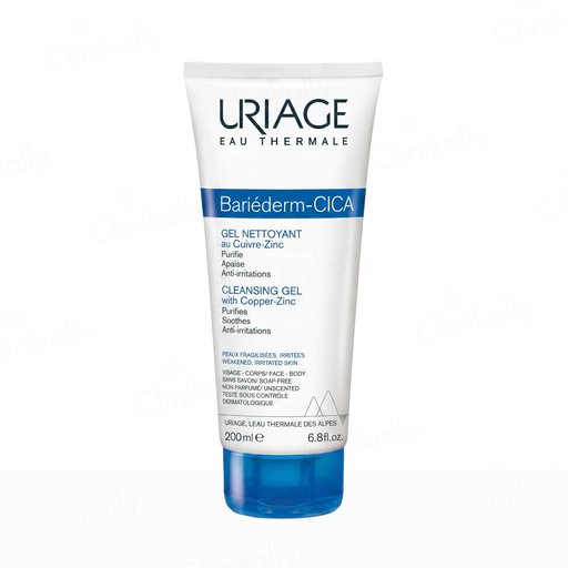 Uriage Bariederm-Cica Cleansing Gel With Copper Zinc