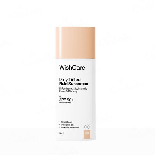 Wishcare Daily Tinted Fluid Sunscreen SPF 50+ PA++++