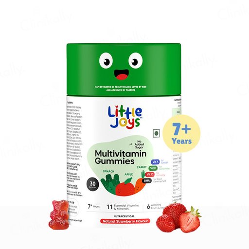 Little Joys Multivitamin Gummies - Natural Strawberry Flavour (7+ Years)