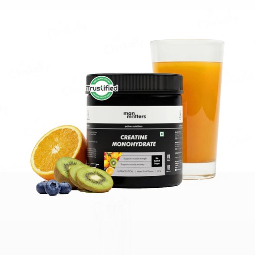 Man Matters Creatine Monohydrate Nutraceutical Powder - Mixed Fruit Flavour