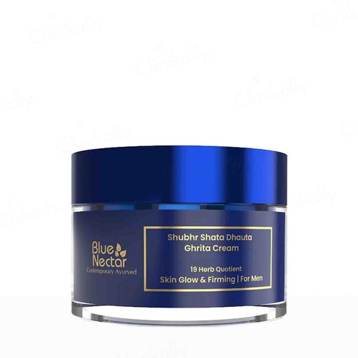 Blue Nectar Shubhr Shata Dhauta Ghrita Cream For Men